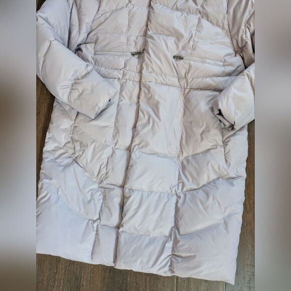 Under Armour UA Down Cold Gear Parka Puffer Jacket Coat Lavender Purple Grey L - Picture 3 of 12